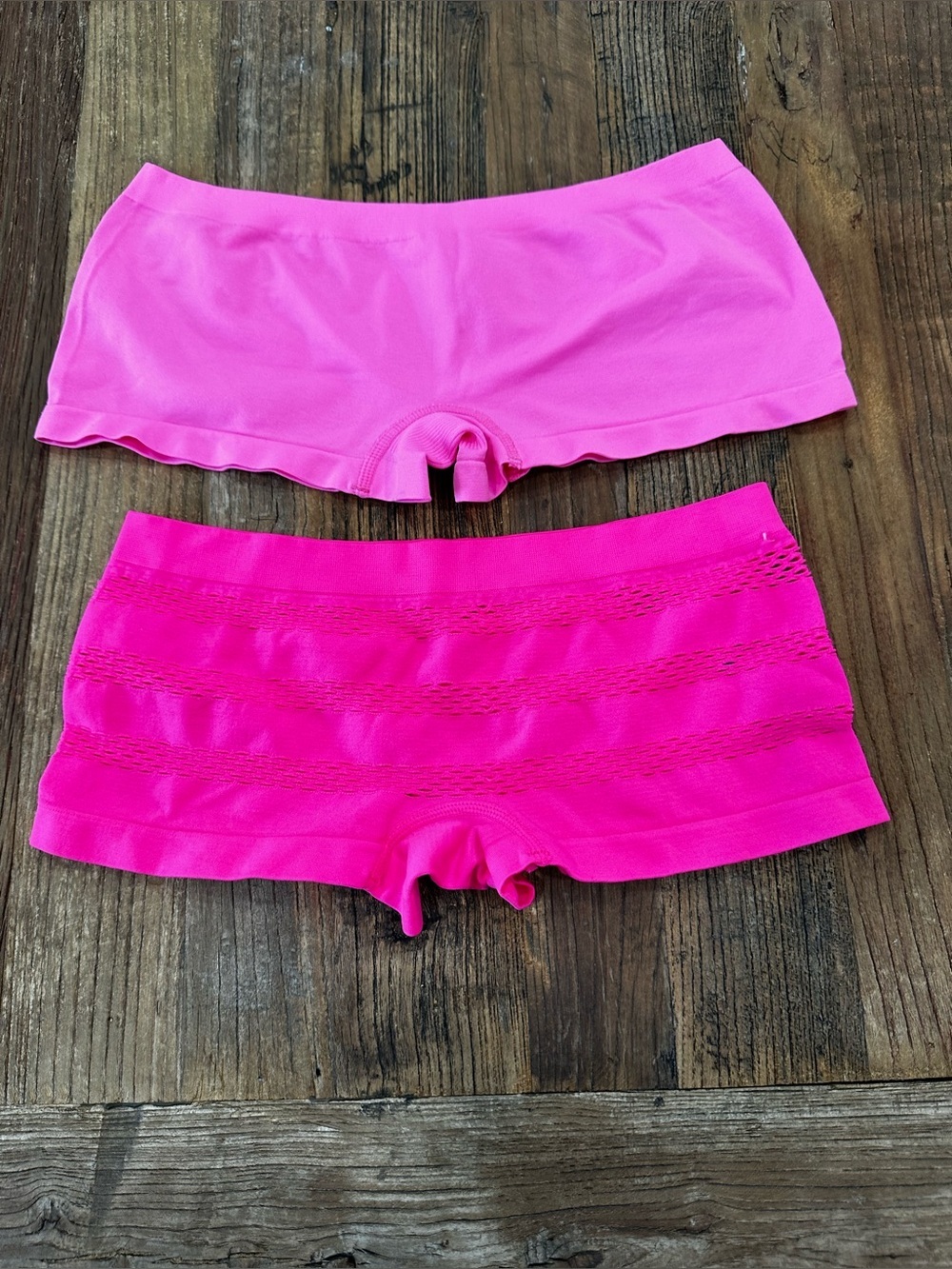 Women's Seamless Pink Boyshorts - Pack of 2